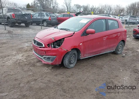 2017 Mitsubishi Mirage Es из США, поврежденный, VIN ML32A3HJXHH009583